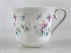 Japanese Porcelain Teacup Mug Saucer Set Vtg Nagoya Ceramic Japan Flower PY248