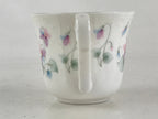 Japanese Porcelain Teacup Mug Saucer Set Vtg Nagoya Ceramic Japan Flower PY248