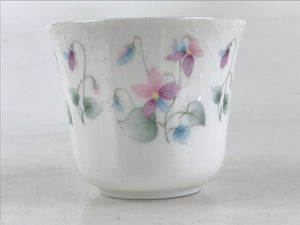 Japanese Porcelain Teacup Mug Saucer Set Vtg Nagoya Ceramic Japan Flower PY249