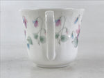 Japanese Porcelain Teacup Mug Saucer Set Vtg Nagoya Ceramic Japan Flower PY249