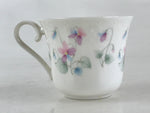 Japanese Porcelain Teacup Mug Saucer Set Vtg Nagoya Ceramic Japan Flower PY250