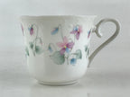 Japanese Porcelain Teacup Mug Saucer Set Vtg Nagoya Ceramic Japan Flower PY251