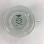 Japanese Porcelain Teacup Mug Saucer Set Vtg Narumi Bone China Flower PP679