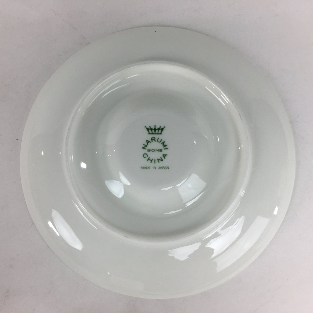 Japanese Porcelain Teacup Mug Saucer Set Vtg Narumi Bone China Flower PP679