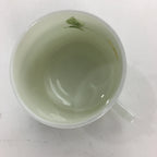 Japanese Porcelain Teacup Mug Saucer Set Vtg Narumi Bone China Flower PP679