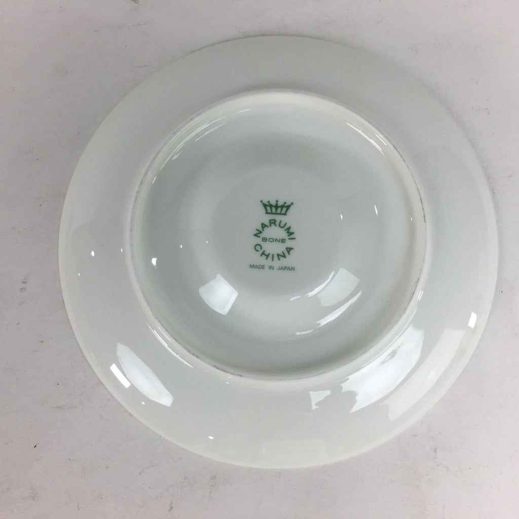 Japanese Porcelain Teacup Mug Saucer Set Vtg Narumi Bone China Flower PP680