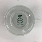 Japanese Porcelain Teacup Mug Saucer Set Vtg Narumi Bone China Flower PP680