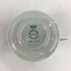 Japanese Porcelain Teacup Mug Saucer Set Vtg Narumi Bone China Flower PP681