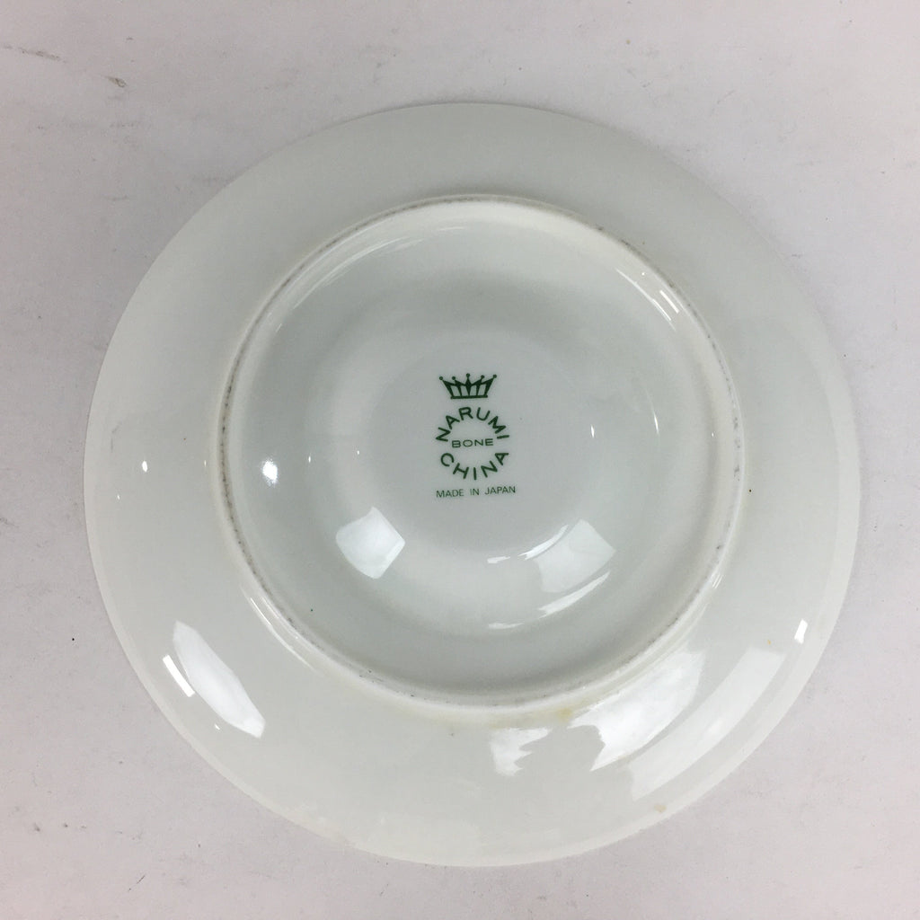 Japanese Porcelain Teacup Mug Saucer Set Vtg Narumi Bone China Flower PP682