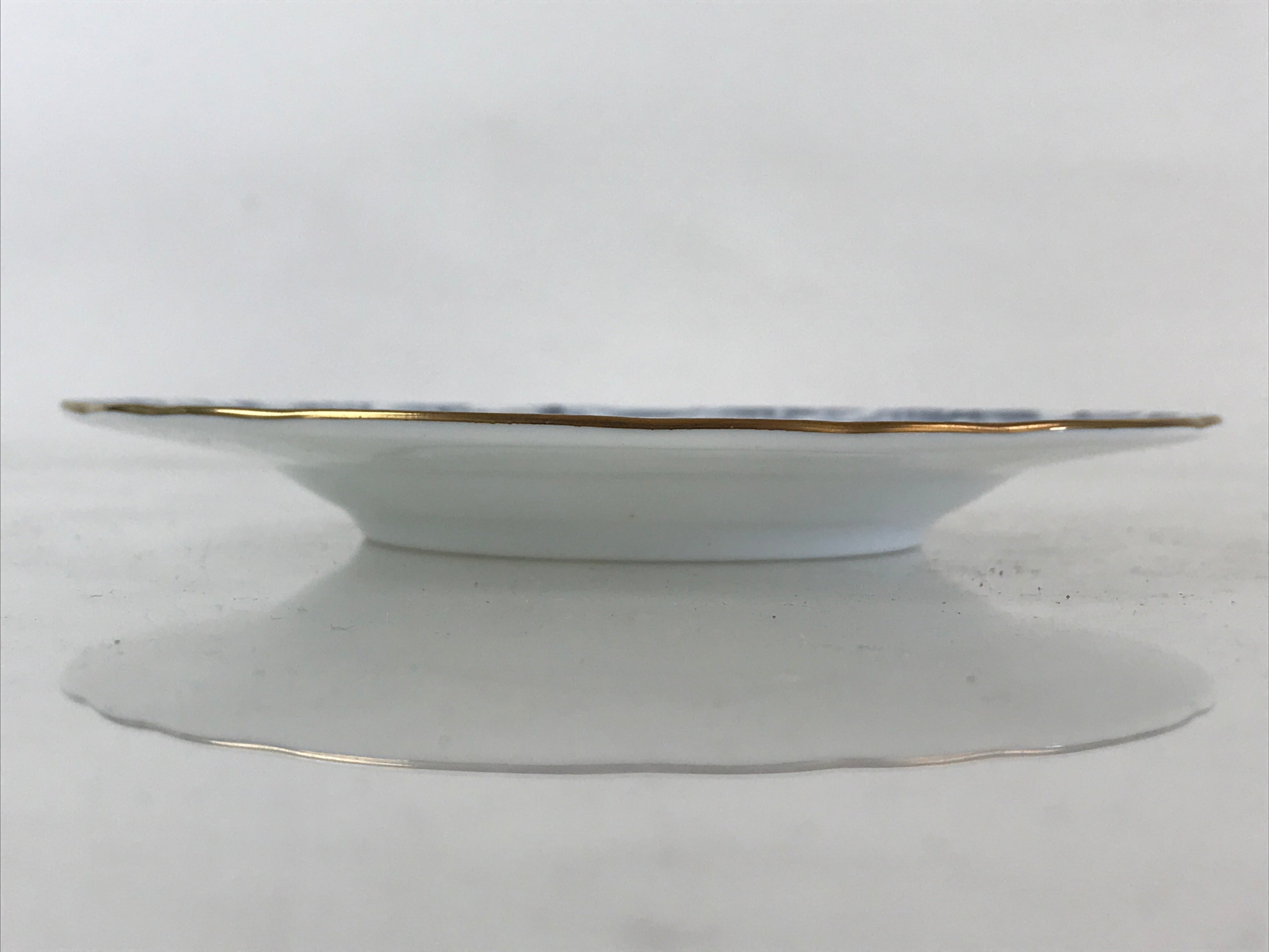 Japanese Porcelain Teacup Mug Saucer Set Vtg Tachikichi Inc Japan Blue Flower PY