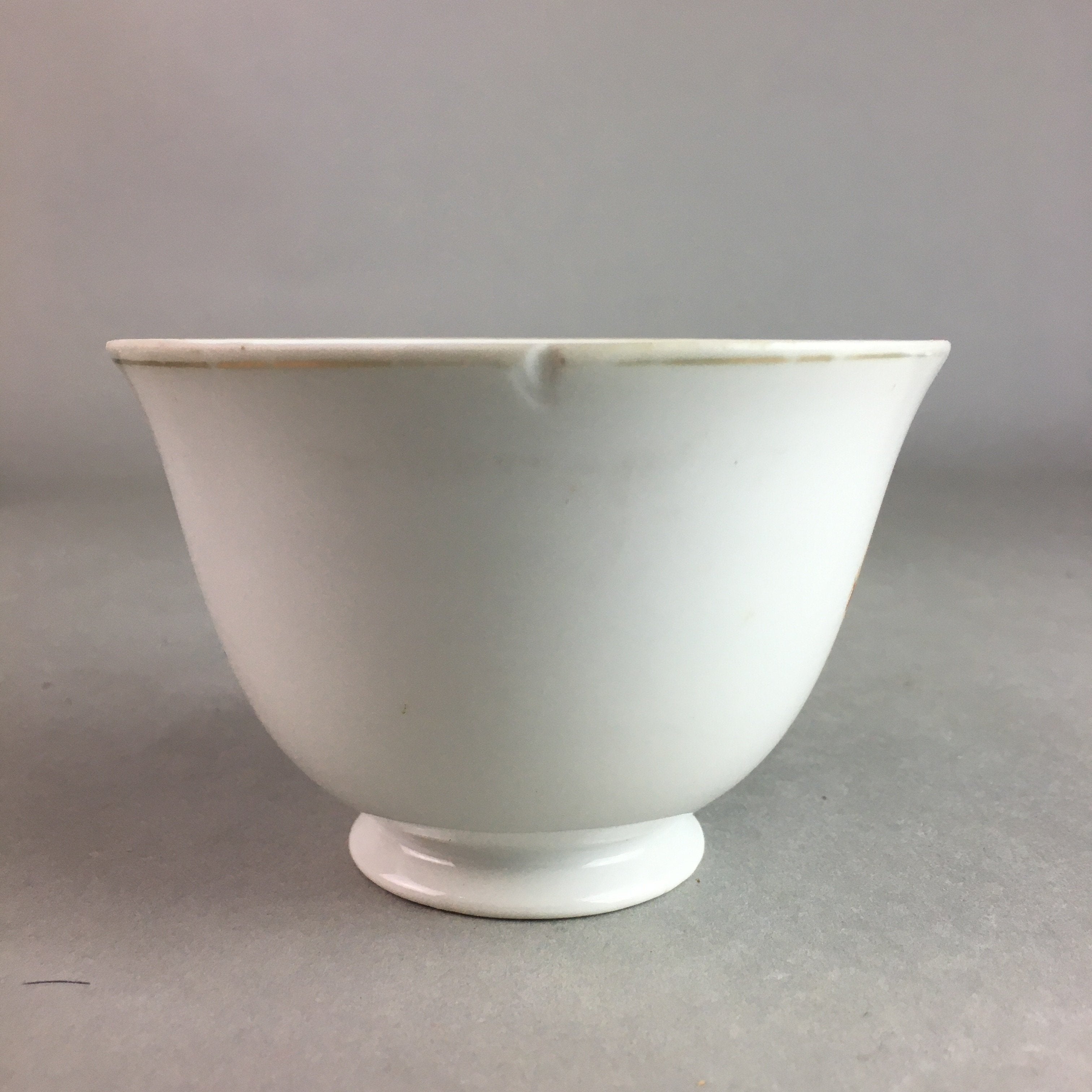 Japanese Porcelain Teacup Mug Saucer Vtg Yunomi Plate Set Plaid PP312