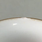 Japanese Porcelain Teacup Mug Vtg Yunomi Floral Red White PT967