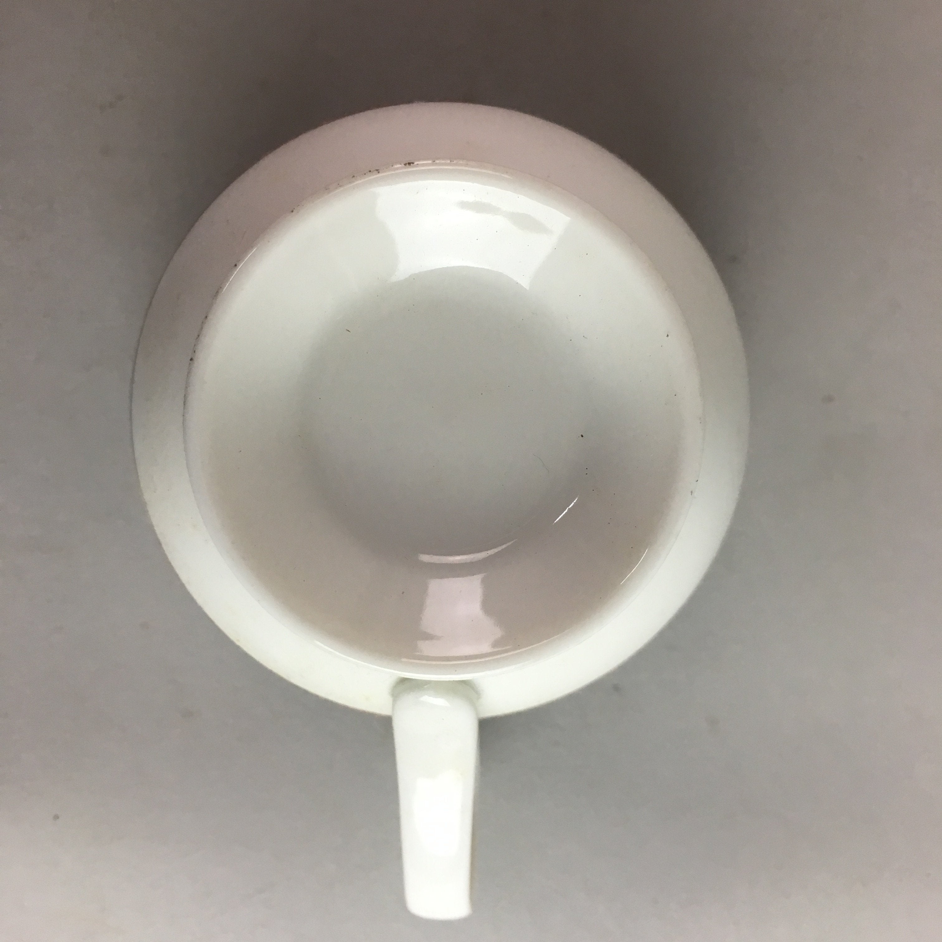 Japanese Porcelain Teacup Mug Vtg Yunomi Red Blue Gold Handle Iroe Sencha PT228