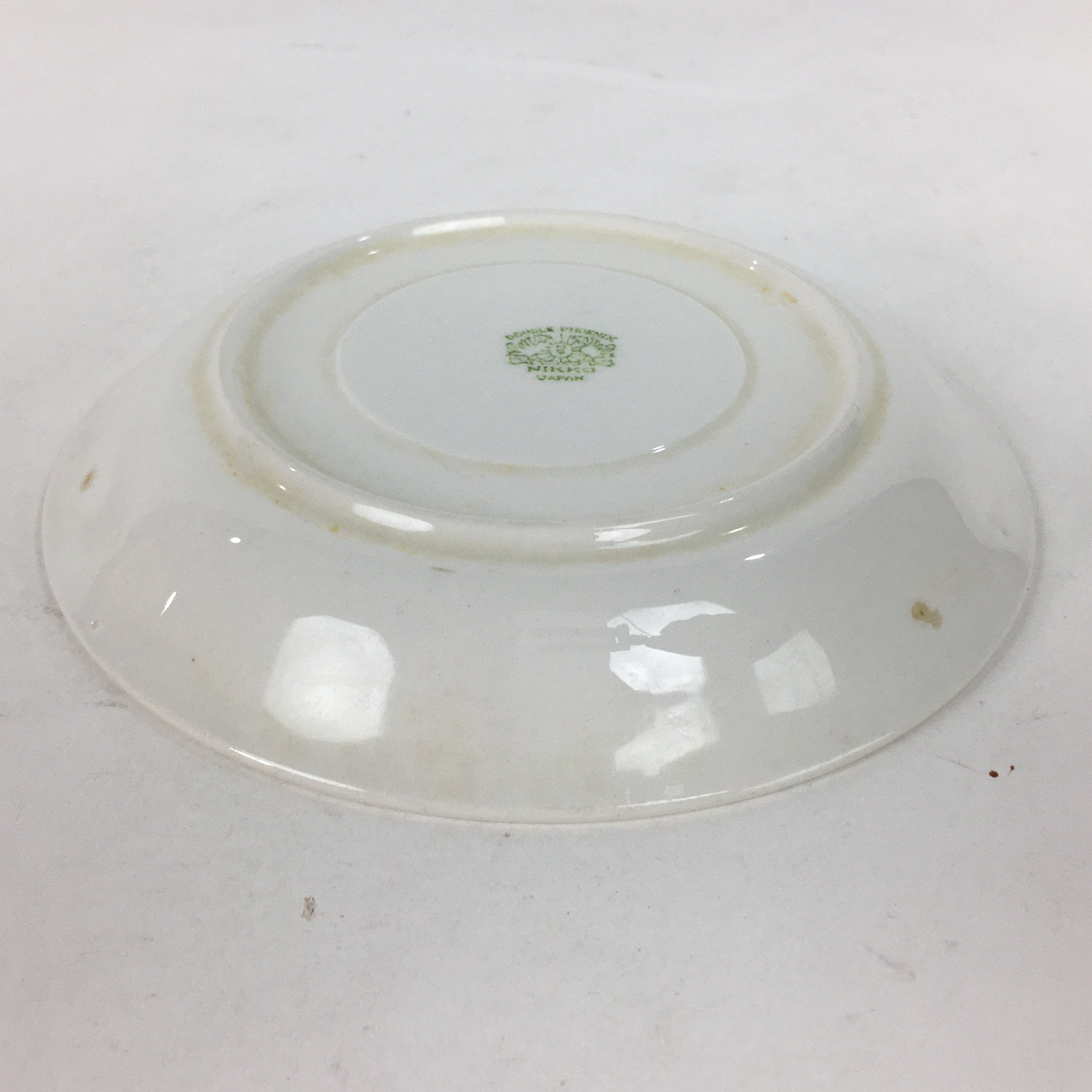 Japanese Porcelain Teacup Saucer Vtg Double Phoenix Nikko Japan Sansui PP670