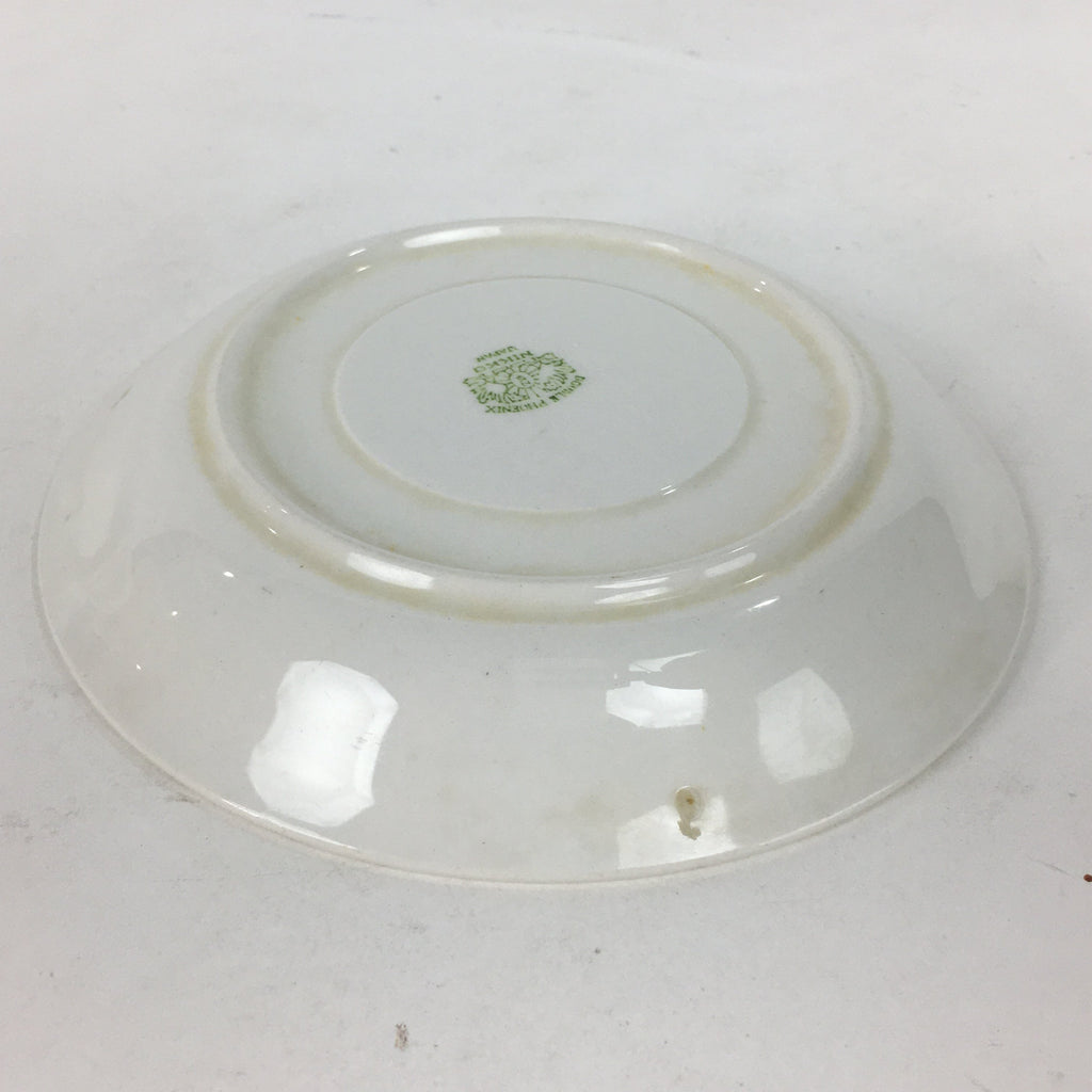 Japanese Porcelain Teacup Saucer Vtg Double Phoenix Nikko Japan Sansui PP670