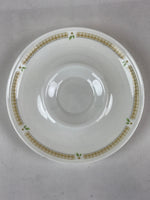 Japanese Porcelain Teacup Saucer Vtg Narumi Bone China Japan Yellow Design PY258