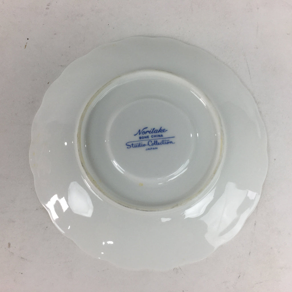Japanese Porcelain Teacup Saucer Vtg Noritake Bone China Studio Collection PP698