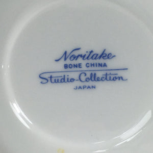 Japanese Porcelain Teacup Saucer Vtg Noritake Bone China Studio