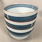 Japanese Porcelain Teacup Set 9pc Vtg Box Yunomi Sencha Bancha PX520