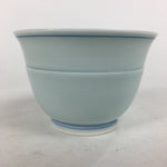 Japanese Porcelain Teacup Vtg Light Blue Small Bird Design Inside Sencha QT128