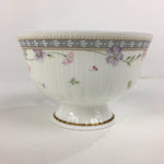 Japanese Porcelain Teacup Vtg Narumi Bone China Flower Pattern White PP785
