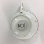 Japanese Porcelain Teacup Vtg Narumi Bone China Flower Pattern White PP785