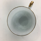 Japanese Porcelain Teacup Vtg Richfeld Tachikichi Inc Blue White Rose PP789