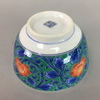 Japanese Porcelain Teacup Vtg Yunomi Green Tea Drip White Iroe Sencha QT54