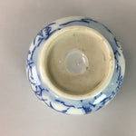 Japanese Porcelain Teacup Vtg Yunomi Sencha Blue Sometsuke PT395