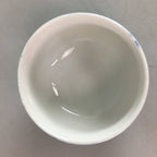 Japanese Porcelain Teacup Vtg Yunomi Sometsuke Blue White Child Sencha PT634