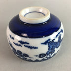 Japanese Porcelain Teacup Vtg Yunomi Sometsuke Blue White Child Sencha PT634