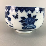 Japanese Porcelain Teacup Vtg Yunomi Sometsuke Blue White Child Sencha QT15