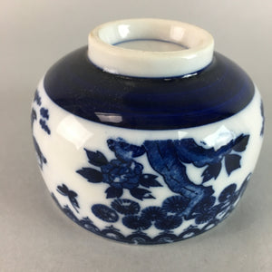 Japanese Porcelain Teacup Vtg Yunomi Sometsuke Blue White Child Sencha QT15