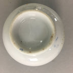 Japanese Porcelain Teacup Vtg Yunomi Sometsuke Blue White Shippo Sencha TC5