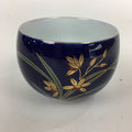 Japanese Porcelain Teacup Yunomi Vtg Arita Ware Nishiyama Kiln Blue Sencha TC242