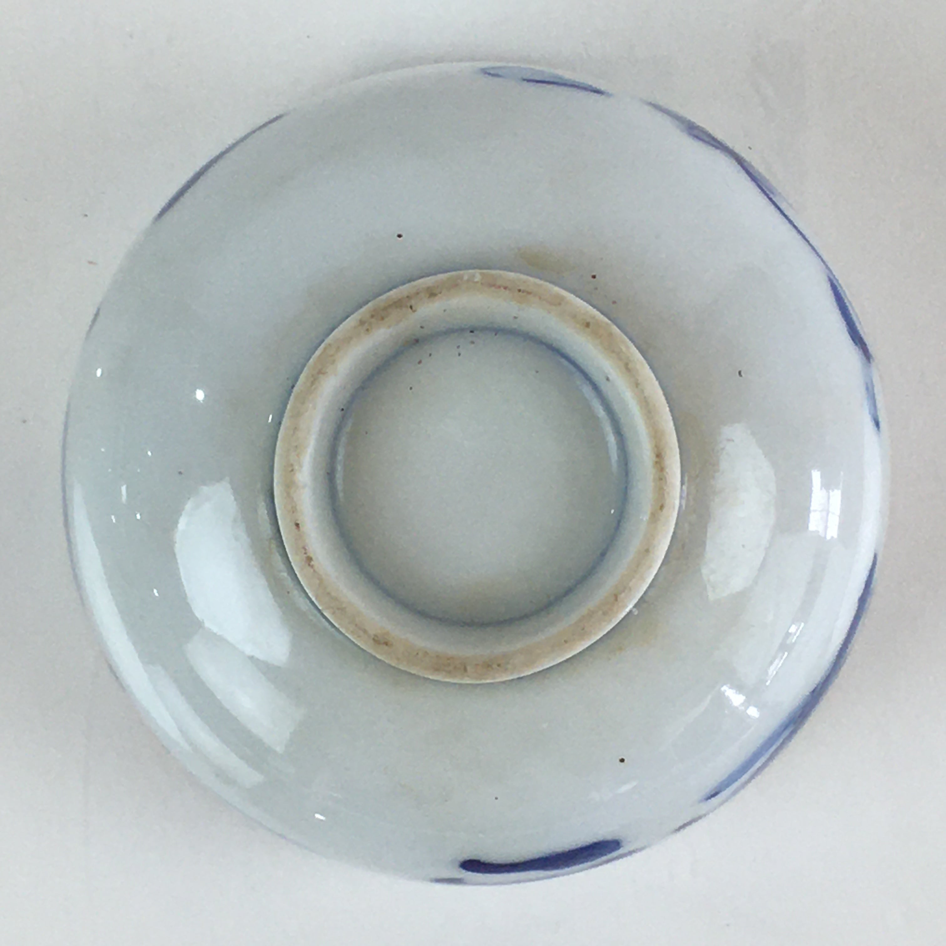 Japanese Porcelain Teacup Yunomi Vtg Blue Sometsuke Dragon Sencha TC311