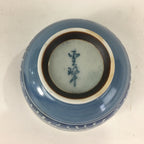 Japanese Porcelain Teacup Yunomi Vtg Blue Sometsuke Pottery Sencha TC246