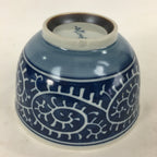 Japanese Porcelain Teacup Yunomi Vtg Blue Sometsuke Pottery Sencha TC250