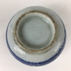 Japanese Porcelain Teacup Yunomi Vtg Blue Sometsuke Pottery Sencha TC265