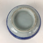 Japanese Porcelain Teacup Yunomi Vtg Blue Sometsuke Pottery Sencha TC266