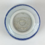 Japanese Porcelain Teacup Yunomi Vtg Blue Sometsuke Pottery Sencha TC308