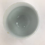 Japanese Porcelain Teacup Yunomi Vtg Blue Sometsuke White Sencha TC211