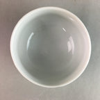 Japanese Porcelain Teacup Yunomi Vtg Sencha Brown Green Leaf Stripe TC136