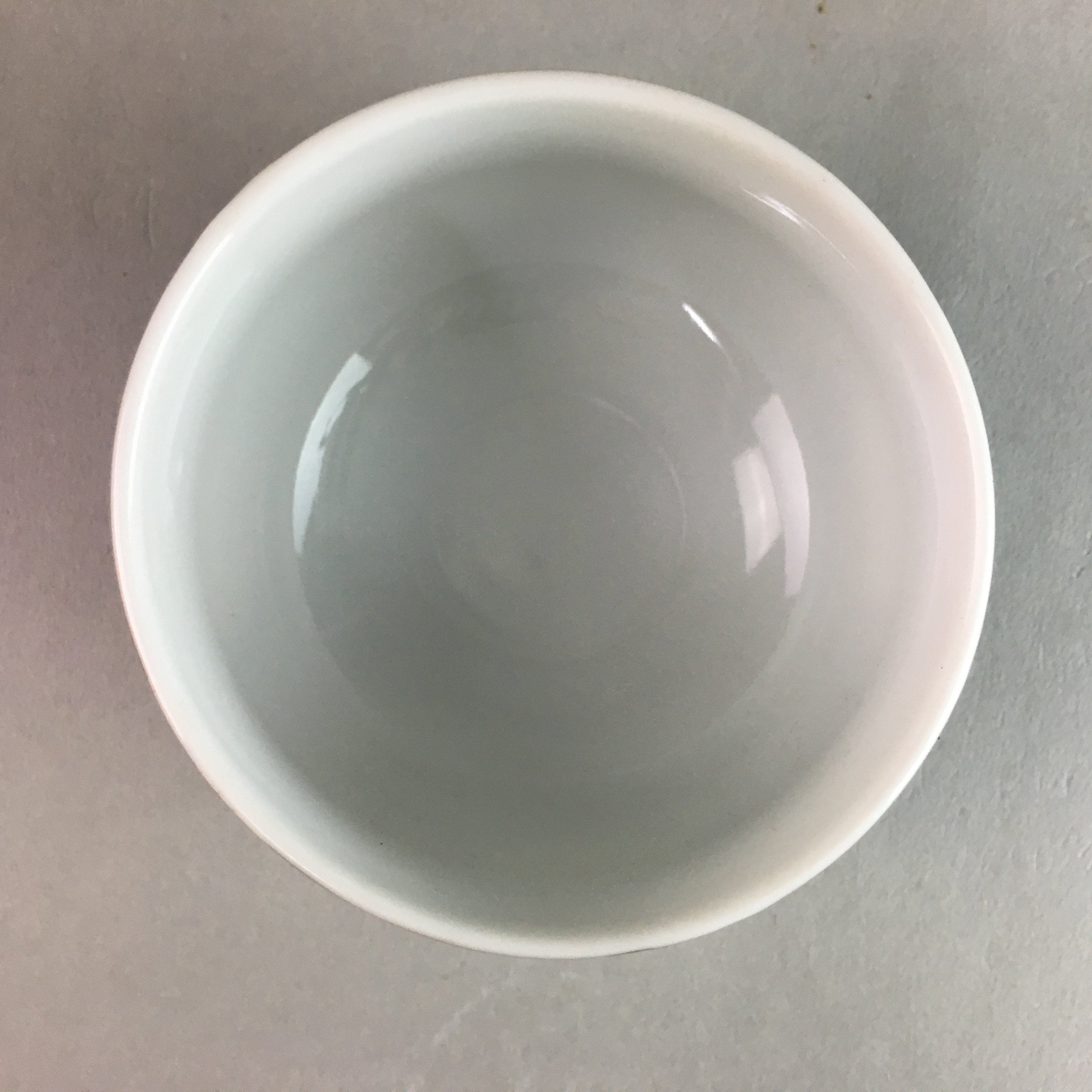 Japanese Porcelain Teacup Yunomi Vtg Sencha Brown Green Leaf Stripe TC136