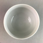 Japanese Porcelain Teacup Yunomi Vtg Sencha Brown Green Leaf Stripe TC140
