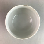 Japanese Porcelain Teacup Yunomi Vtg Sencha Brown Green Leaf Stripe TC145
