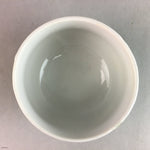 Japanese Porcelain Teacup Yunomi Vtg Sencha Brown Green Leaf Stripe TC148