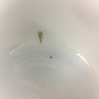 Japanese Porcelain Teacup Yunomi Vtg Sencha White Kanji Sentence Green TC131