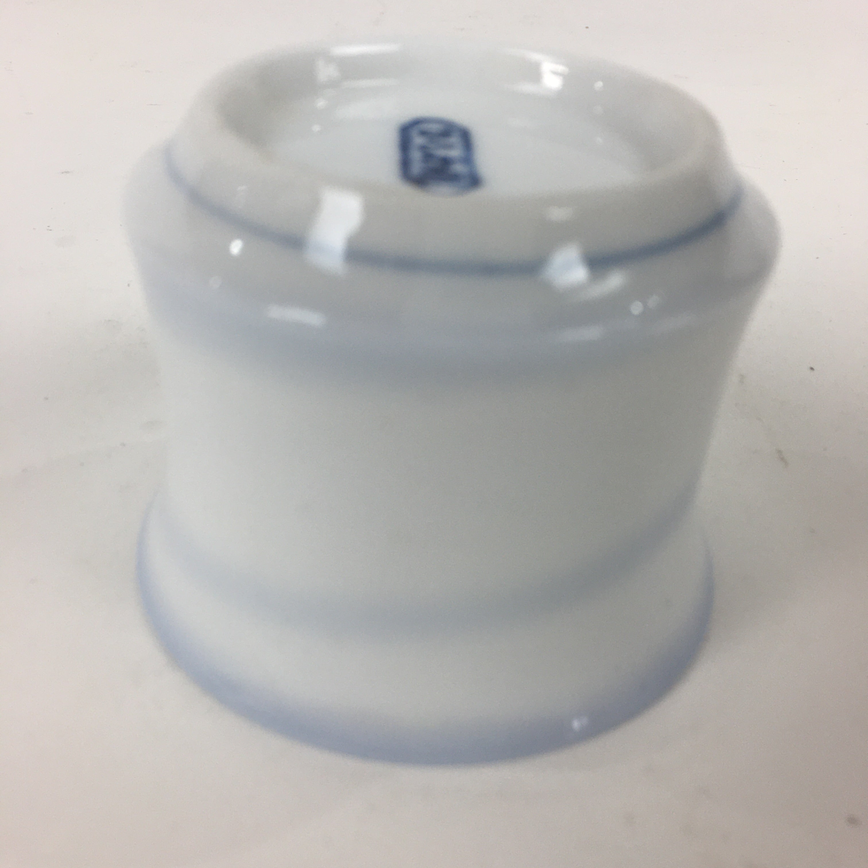 Japanese Porcelain Teacup Yunomi Vtg White Pink Flower Pottery Sencha TC269