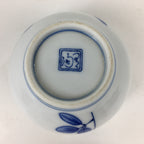 Japanese Porcelain Teacup Yunomi Vtg White Red Flower Pottery Sencha TC267